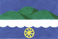 Флаг города Октябрьск
