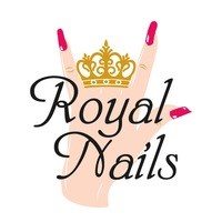 Логотип компании Royal nails, ногтевая студия